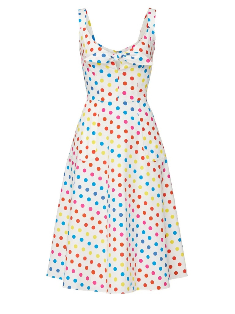 Color Me Courtney Dipping Dot Coco Dress - size 4